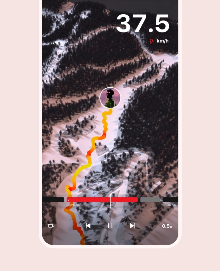 Rolling Beast - 3D ski tracking mobile app case study