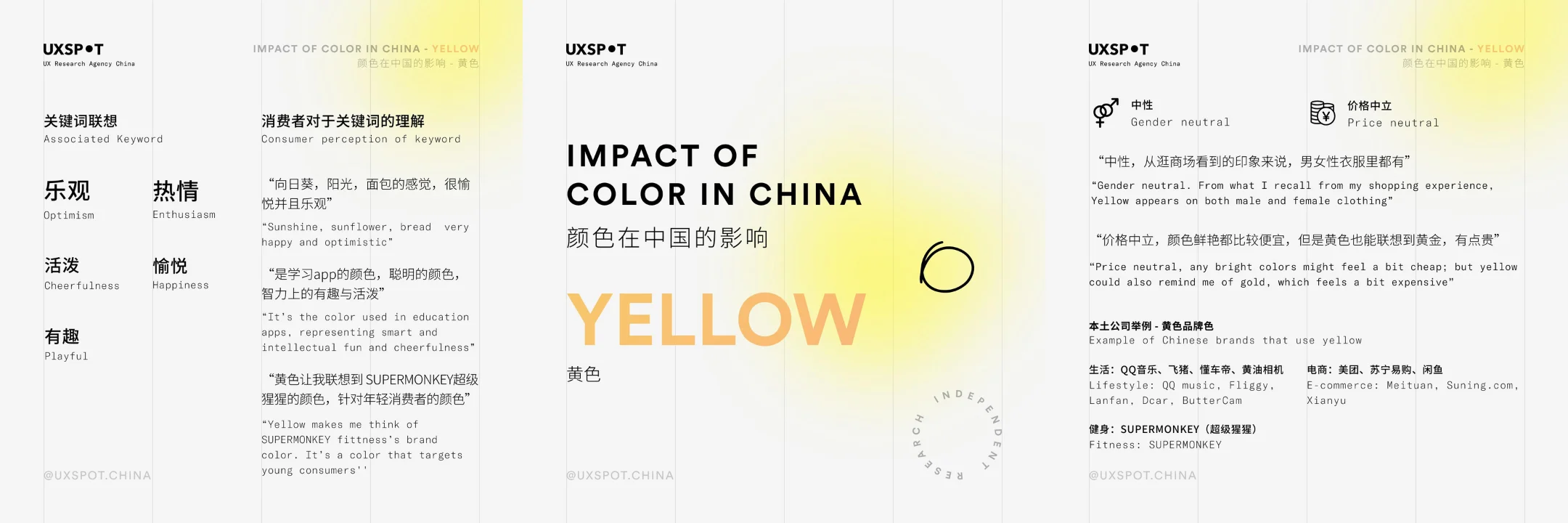 color psychology China color yellow data summary